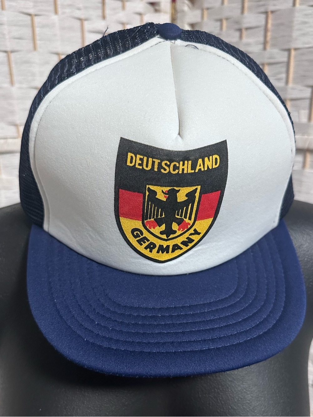 Deutschland Germany Trucker Hat - White & Navy